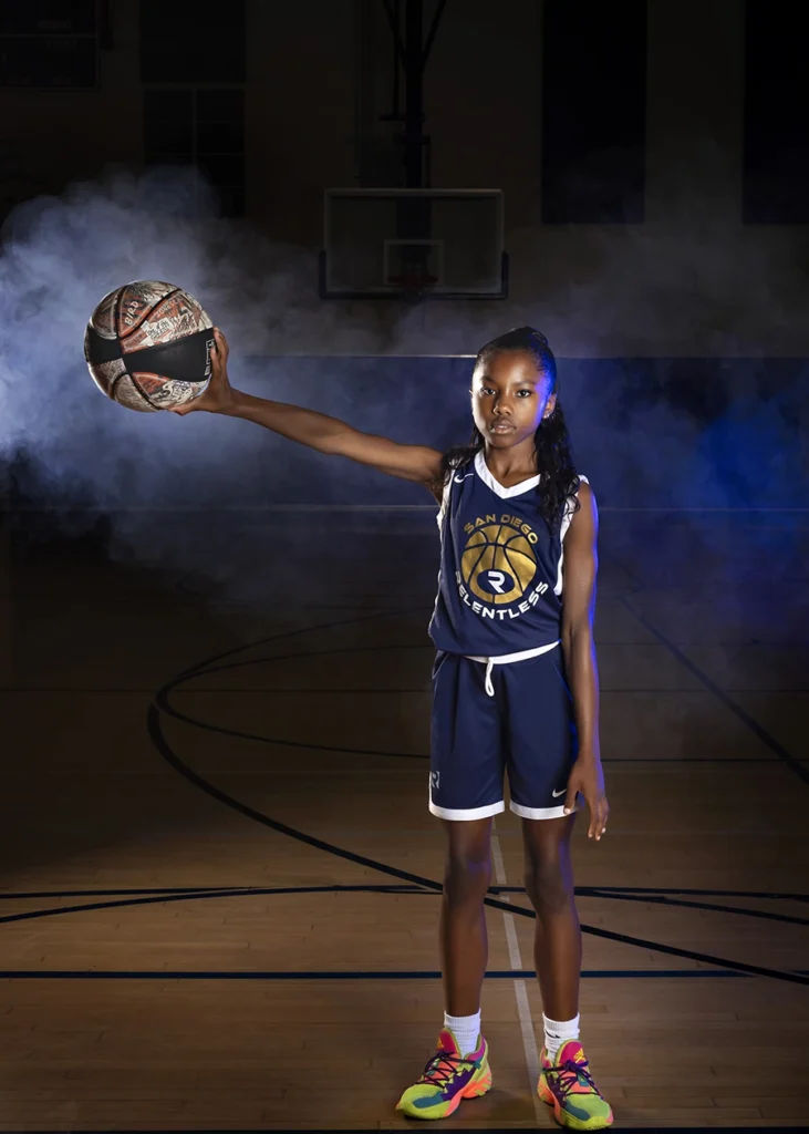 Sports Rock Media Photography: Young basketball playe.